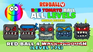 RGB Tomato Ball - Speedrunning - All Levels - 16 Minutes Full Gameplay