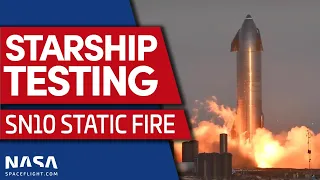 Starship SN10 Static Fire Test #2