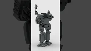 LEGO Battle MECH Raifuman 🤖 Satisfying Building Animation #shorts #legomech #legomoc