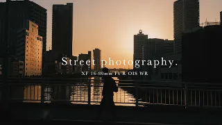 【Fujifilm XF16-80mm F4 R OIS WR + X-T4】Street Photography in Osaka POV.