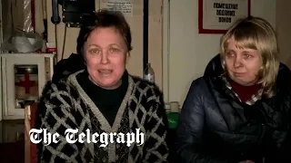 ‘We want to live’: a woman's tearful plea from Mariupol bunker