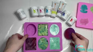 Výroba mýdel pro začátečníky | malování na mýdla | Resin Studio