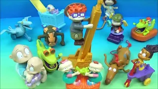 1998 THE RUGRATS MOVIE SET OF 12 BURGER KING COLLECTION MEAL TOYS VIDEO REVIEW