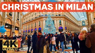 [4K] 🇮🇹 CHRISTMAS DAY IN MILAN 2022 WALKING TOUR