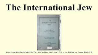 The International Jew