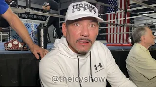 TEOFIMO LOPEZ SR:"IF TAYLOR DOESN'T FIGHT US HE'S SCARED! HANEY RUNS!;TANK NEEDS A TUNE UP FIGHT??!"