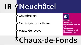 BLS Begrüssung • IR66 • Neuchâtel – La Chaux-de-Fonds