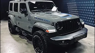 2024 Jeep Wrangler Rubicon  X Brings Modern Off Road Luxury SUV First Look in 4K