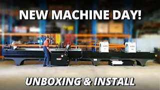 New Machine Day! | Unboxing & Install | Sunnen HTA-4100 Honing Machine