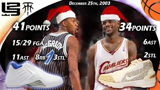 Tracy McGrady VS LeBron James Face-off December 25th 2003