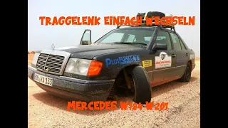 Traggelenk wechseln in 25 Minuten. Mercedes W124 W201 S124 190er