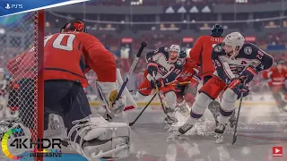 NHL 22 Action Packed! OT Shootout! Washington Capitals vs Columbus Blue Jackets 4K! PS5 Gameplay