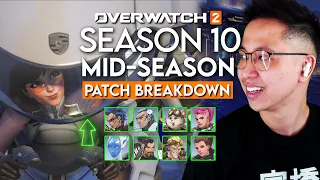 TANKS ARE EATING GOOD - Overwatch 2 Season 10 Mid-Season Patch Breakdown