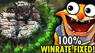 100% WINRATE FIXED with Techies Jungle Strat 7.29!!