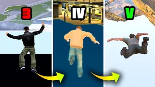 Falling to Underworld in GTA Games (Evolution)