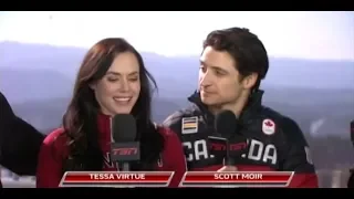 Jay and Dan's Side Seats with Tessa Virtue & Scott Moir - February 20, 2018