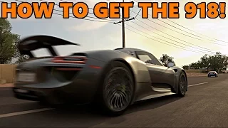 Forza Horizon 3 | How to get THE 918 Spyder EASILY!