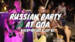 Russian party at goa | Mini russia Русская вечеринка в гоа | мини россия