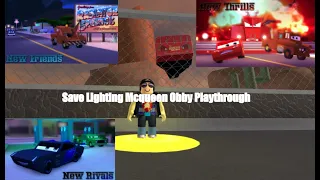 Save Lighting Mcqueen obby Playthrough