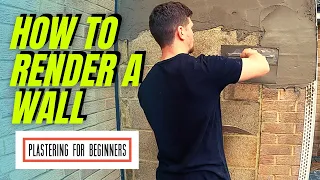 How To Render A Wall | COMPLETE BEGINNERS GUIDE...FULL PROCESS!