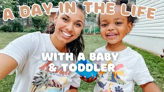 Day In The Life With 2 kids 2 & Under + Baby Update (she is TALKING)