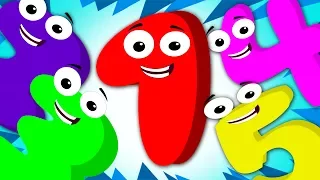 Five Little Numbers | Learn Numbers | Numbers song | Nursery Rhymes Songs For Children