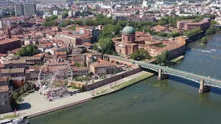 Toulouse vue par www immersiondrone com