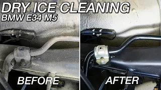 BMW M5 E34 - DRY ICE CLEANING THERAPY