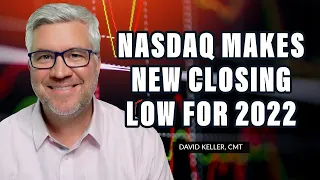Nasdaq Makes New Closing Low For 2022 | David Keller, CMT | The Final bar (04.29.22)