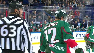 Glukhov receives game misconduct for kneeing