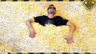 Filling a Pool with Popcorn