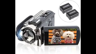 Video Camera Camcorder Digital YouTube Vlogging Camera Recorder kicteck Full HD 1080P