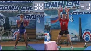 Smirnov VS Kolyakov | Kettlebell sport battle in long cycle (2017)