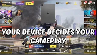 (RIP LOW END) DEVICE DECIDES YOUR GAMEPLAY IN CODM 🥺