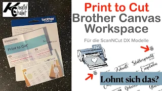 Print-to-Cut Erweiterung für Brother Plotter der DX Serie