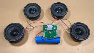 4 Speaker using Bluetooth Machine AUX, FM, Bluetooth Connecting | Amplifier | Bluetooth | speaker