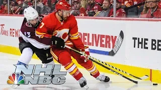 NHL Stanley Cup Playoffs 2019: Flames vs. Avalanche | Game 1 Highlights | NBC Sports