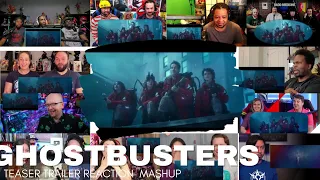 Ghostbusters: Frozen Empire - Official Teaser Trailer Reaction Mashup | #ghostbusters