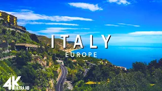 FLYING OVER ITALY (4K UHD) - Relaxing Music Along With Beautiful Nature Videos - 4K Video Ultra HD