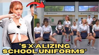 MAMAMOO's Hwasa Under Fire for Sexualizing School Uniform in her recent Performance at Knowing bros