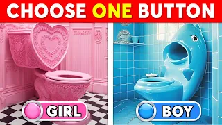 Choose One Button...! 🤩 GIRL or BOY Edition 💙❤️ Mouse Quiz