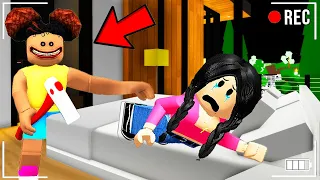 The SCARIEST SLEEPOVER of my life in Roblox Brookhaven!