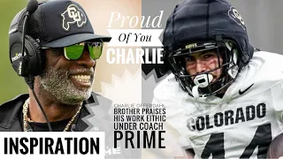 Charlie Offerdahl BROTHER PRAISES His Work Ethic Under Coach Prime “YOU AN INSPIRATION”🦬