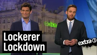 Der Lockdown wird gelockert | extra 3 | NDR