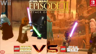 [Comparison] Episode 2: Attack of the Clones - LEGO Star Wars: Complete Saga VS Skywalker Saga