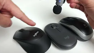 Silent mouse noise test Logitech Pebble M350 vs M330 vs old mouse M210