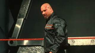 Goldberg arrives in WWE: Raw, March 31, 2003