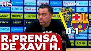 XAVI, rueda de prensa completa tras CÁDIZ 0 VS BARCELONA 1