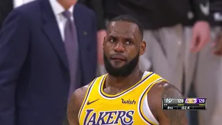 LeBron James Hits Cold-Blooded Three To Send Lakers vs. Spurs to OT