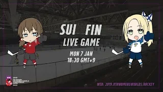 Switzerland vs. Finland - 2019 IIHF Ice Hockey U18 Women's World Championship Game #8